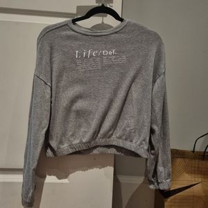 Zara grey long sleeved shirt